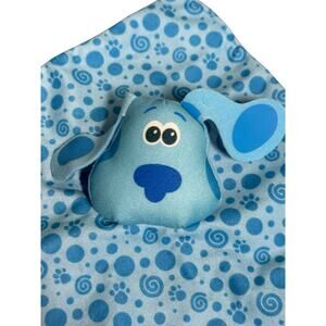 Blues Clues Lovie Plush Baby Toy Security Blanket Lovey Puppy Dog Nickelodeon 9"